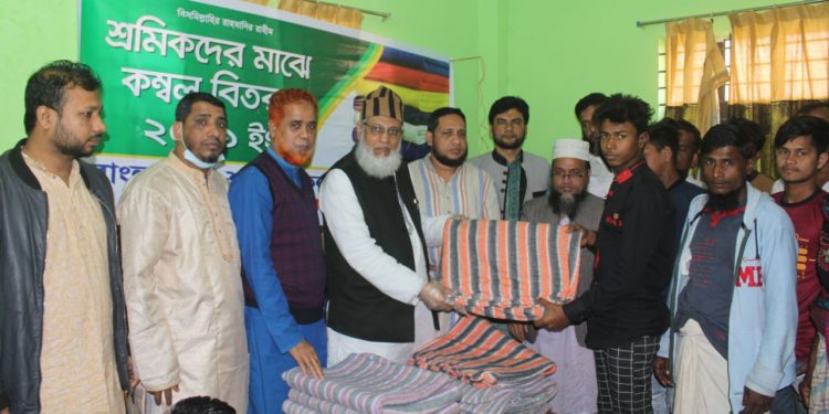 সেবার মানসিকতা নিয়ে শ্রমিকদের মাঝে শ্রমিক কল্যাণ ফেডারেশন কাজ করে যাচ্ছে -আ ন ম শামসুল ইসলাম
