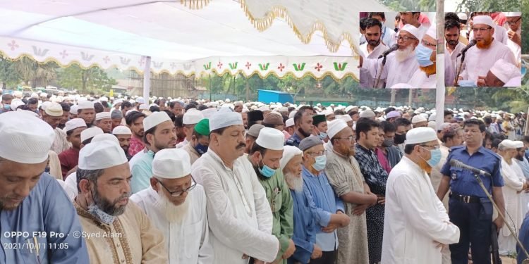 শ্রমিক নেতা মাওলানা আলমগীর হোসেনের জানাযা নামাজ ও দাফন অনুষ্ঠিত