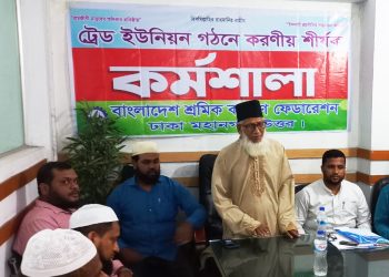 অপ্রাতিষ্ঠানিক খাতের শ্রমিকরা শ্রম আইনের সুবিধা পায় না : অধ্যাপক হারুনুর রশিদ খান